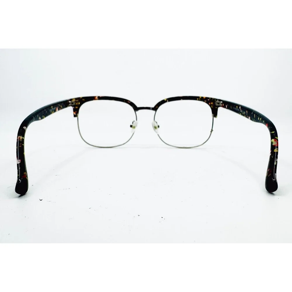 EyeBuyDirect Charleston Eyeglasses Women Floral Tortoise Browline 52-17-142